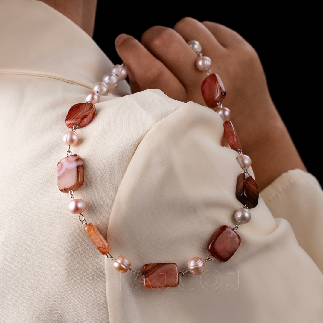 Exclusive Twilight Stone Pearl Necklace
